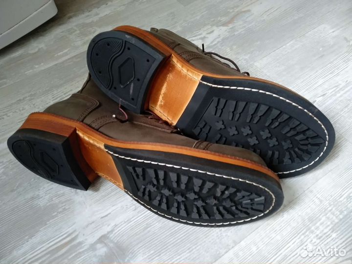 Ботинки мужские винтажные в стиле red wings