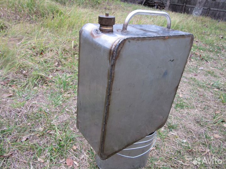 Канистра 23л из нержавейки для спиртного (пищевая)