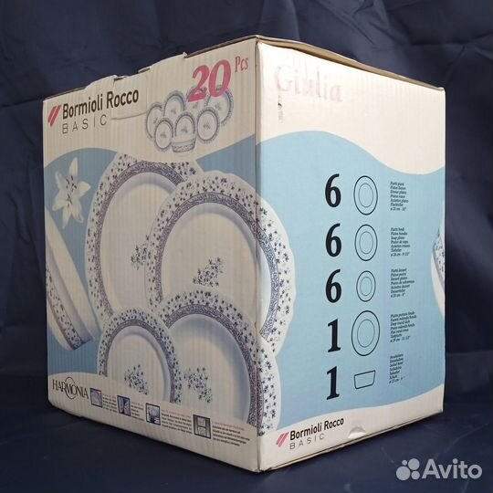 Столовый сервиз Вormioli Rocco