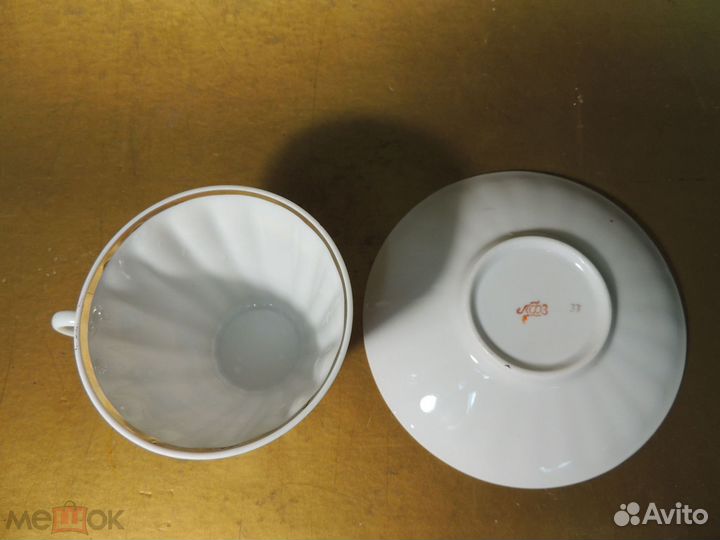 Чайная пара лфз костяной фарфор
