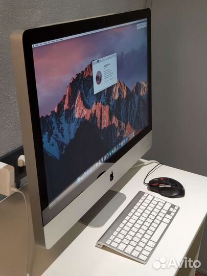 Apple iMac 27 mid 2011 + беспроводная клавиатура