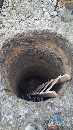 Копка,чистка и ремонт колодцев