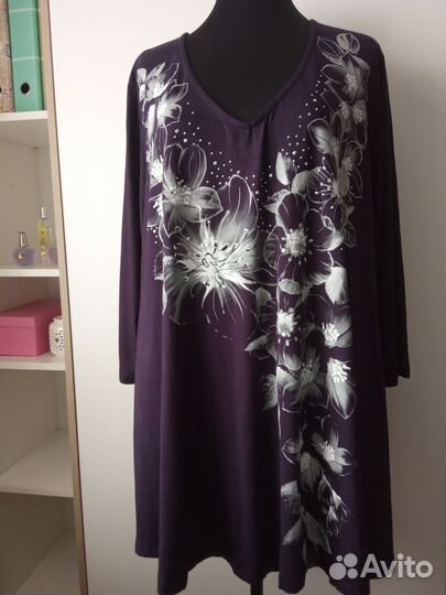 Блузон, туника Yours (Англия) р.54-56