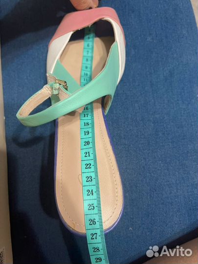 Босоножки 40 размер цветные