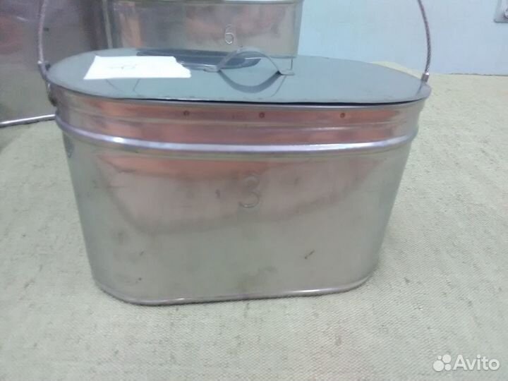 Котелки туристские нержавейка с крышками