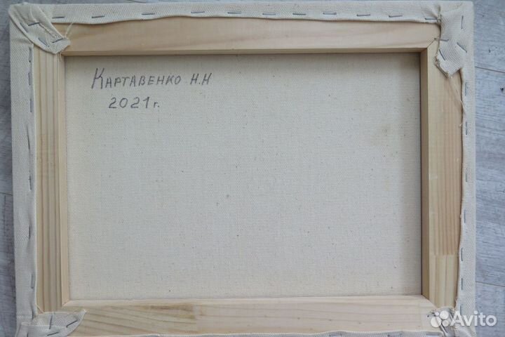 Морской пейзаж. Картина маслом на холсте