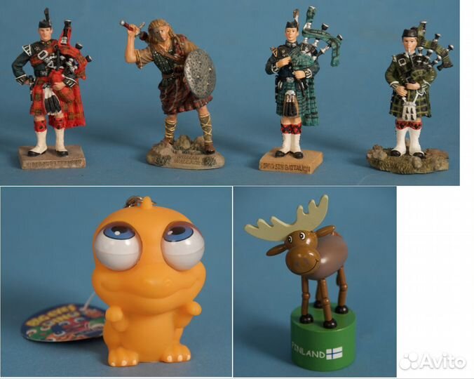 Игрушки фигурки храброе сердце волынщик дракончик