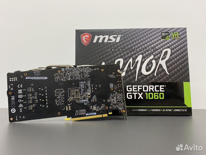 MSI GTX 1060 Armor 3G OCV1