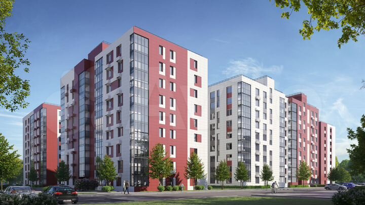 2-к. квартира, 41,6 м², 2/9 эт.