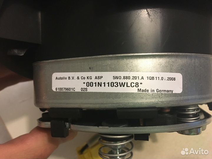 Модуль подушки безопасности airbag VW 5N0880201A 1