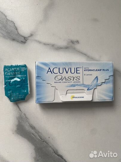 Линзы acuvue oasys -2,5 (8.8) 4шт