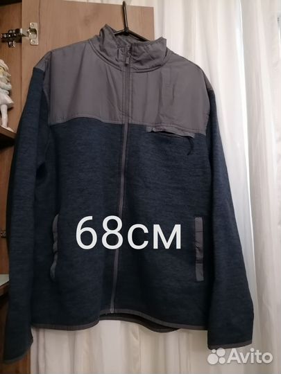 Толстовка xxl как куртка мягкая теплая