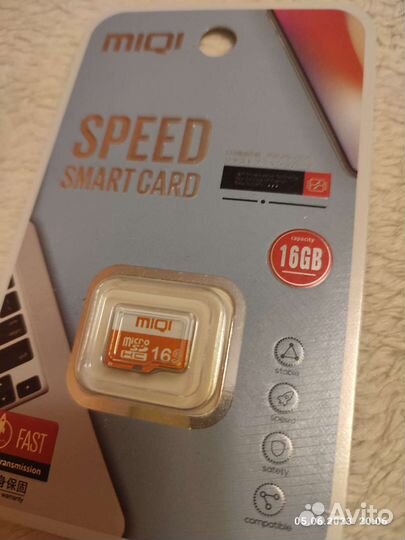 Карта памяти MicroSD 16gb