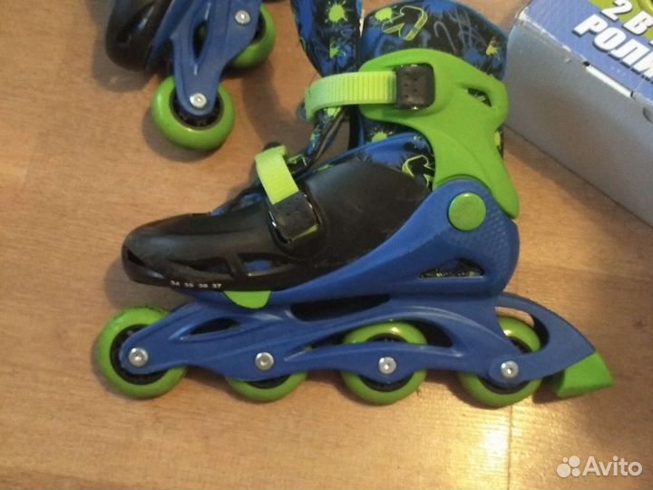 Коньки роликовые.Раздвижные 34 35 36 37 размеры