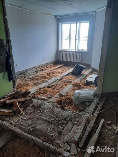Демонтаж квартир.подготовка под ремонт
