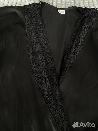 Халат женский атласный