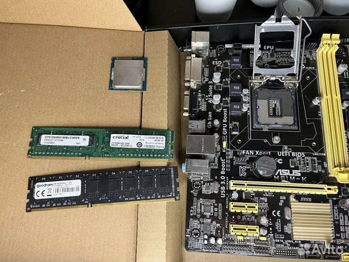 Материнская плата asus H81M-K