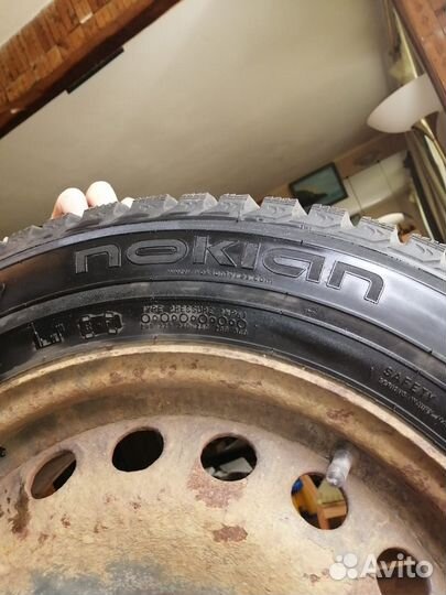 Зимняя 195/65 R15 Nokian Nordman 5, комплект