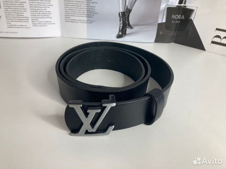 Ремень кожаный Louis Vuitton (Арт.18459)