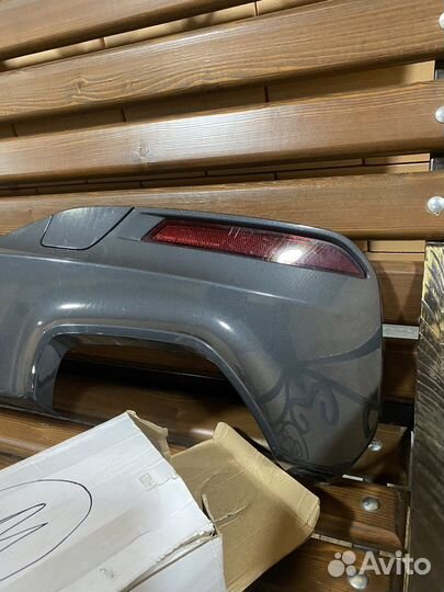 Диффузор на задний бампер bmw g30