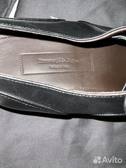 Туфли Ermenegildo Zegna чёрные