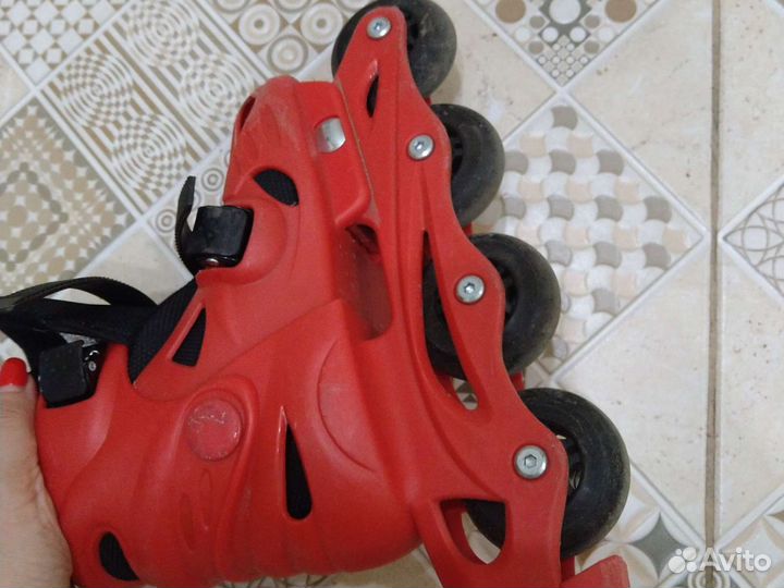 Роликовые коньки раздвижные 32-35