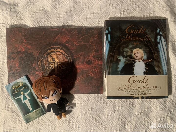 Мерч gackt фотобук, памфлет, плюш, сингл