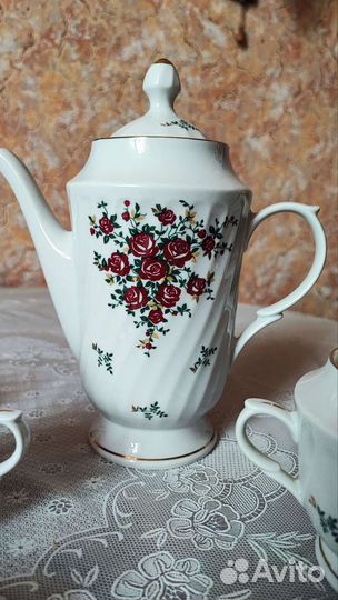 Кофейный сервиз. Рижский ф.з. Винтаж