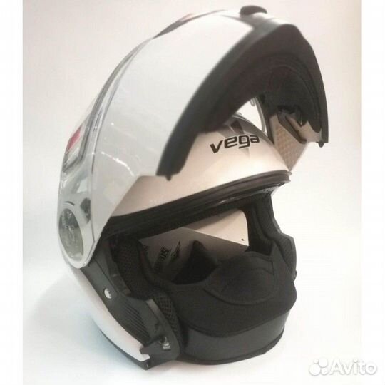 Шлем Зимний с подогревом (до-40) Vega, бел