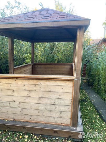 Беседка для дачи деревянная