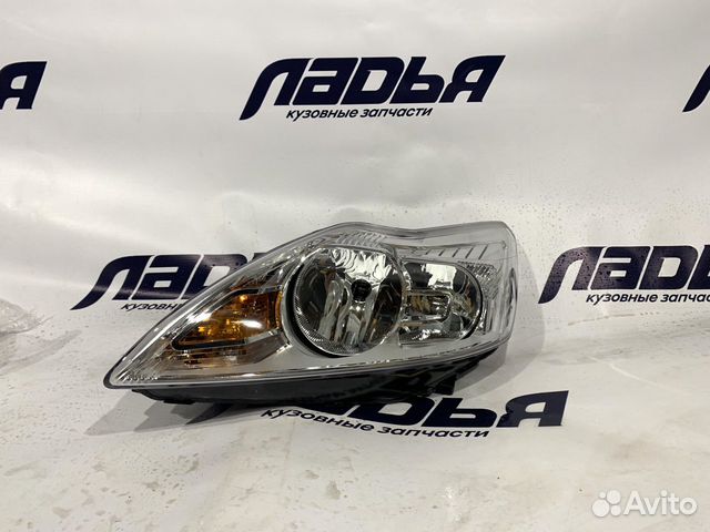 Фара Ford Focus 2(08-11) левая хром