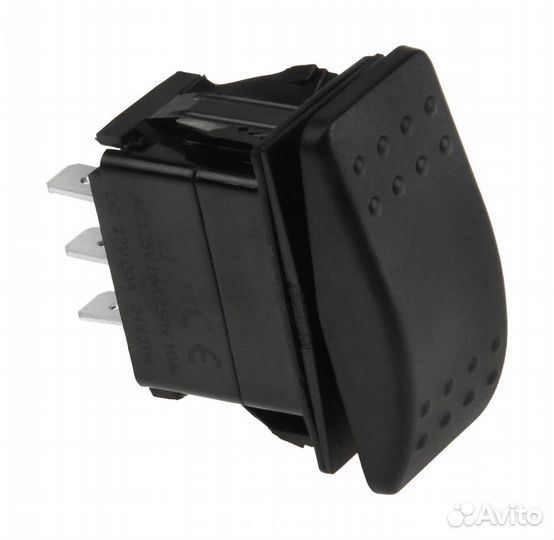 Переключатель трехпозиционный (ON) -OFF-ON 12В/20А