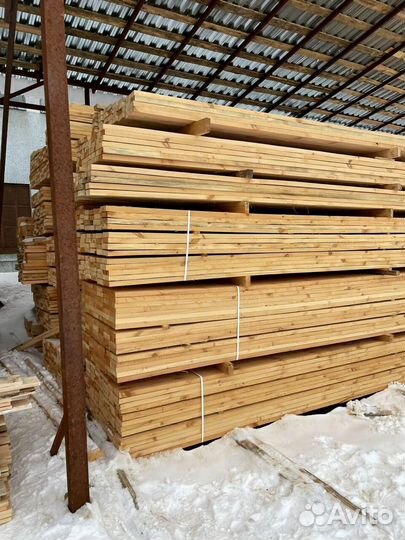 Брус обрезной 100х100х6000мм с доставкой