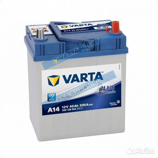 Аккумулятор Varta 40 Ah 330 А с гарантией