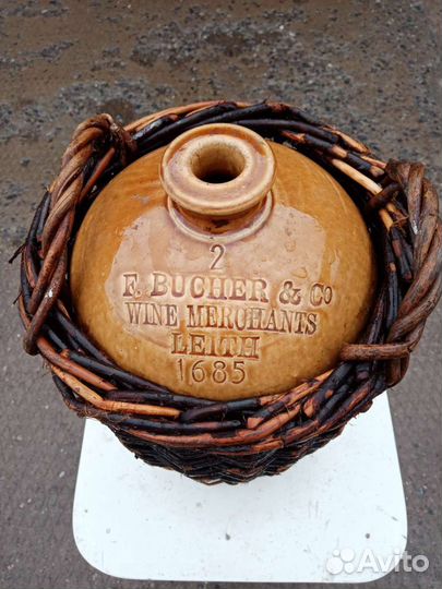 Керамическая бутыль, антикварная, Шотландия