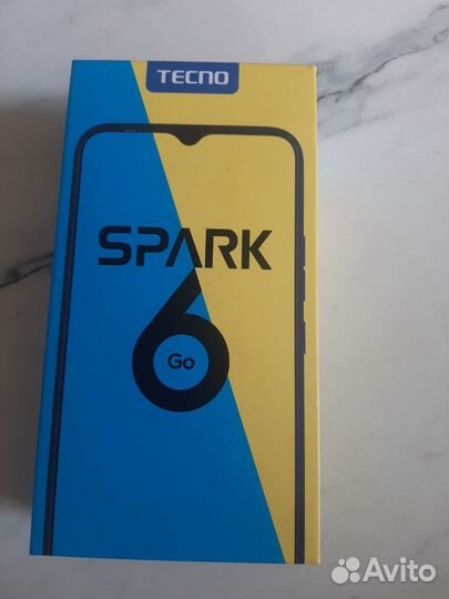 Коробка от телефона spark 6 Go