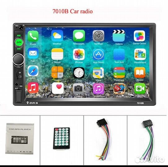 Магнитола 2din экран 7 дюймов новая