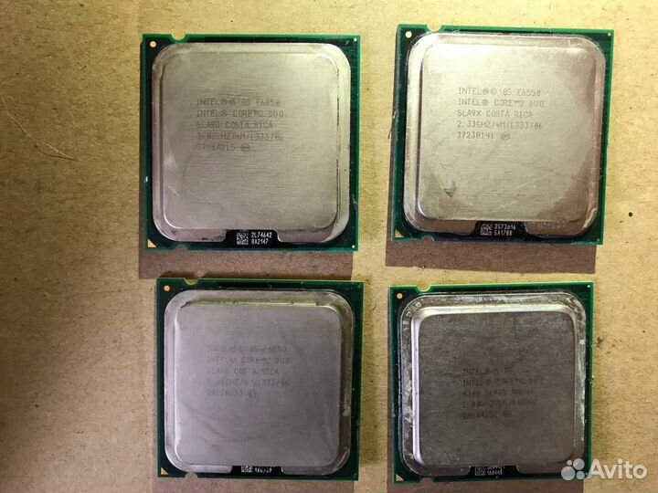 Процессоры core2duo, core i3