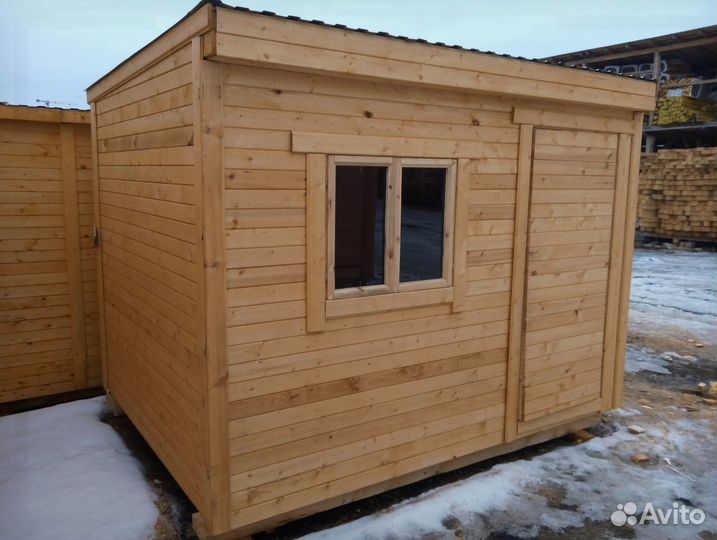 Хозблок домик