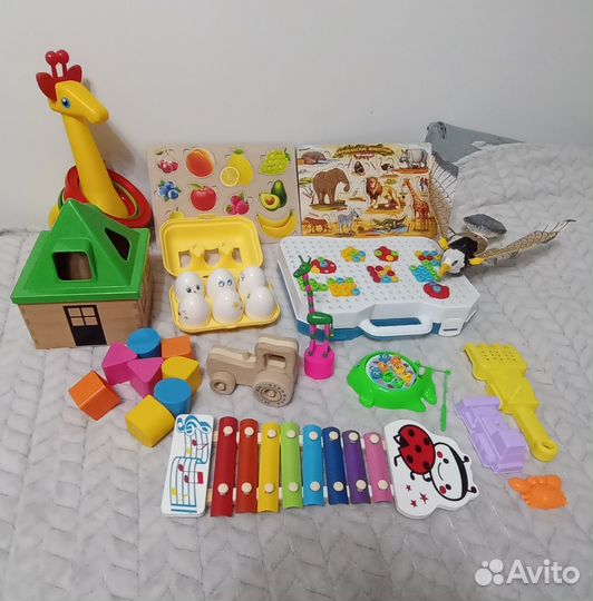 Большой пакет развивающих игрушек