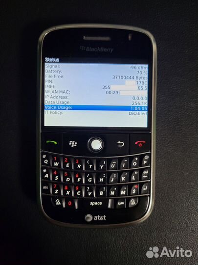 BlackBerry Bold 9000, 1 ГБ