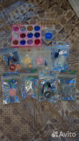 Втирки,блестки для ногтей