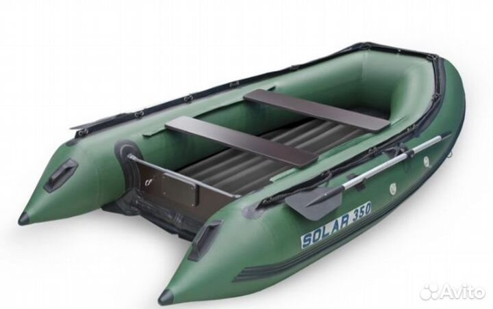 Лодка надувная моторная solar 350 оптима