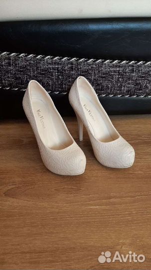 Туфли белые (свадебные, на выпускной.) 36