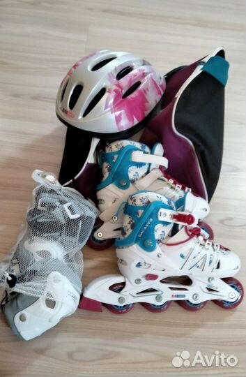 Роликовые коньки детские раздвижные