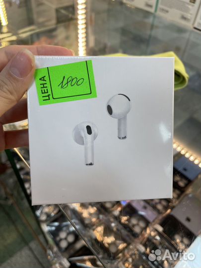 Беспроводные наушники apple