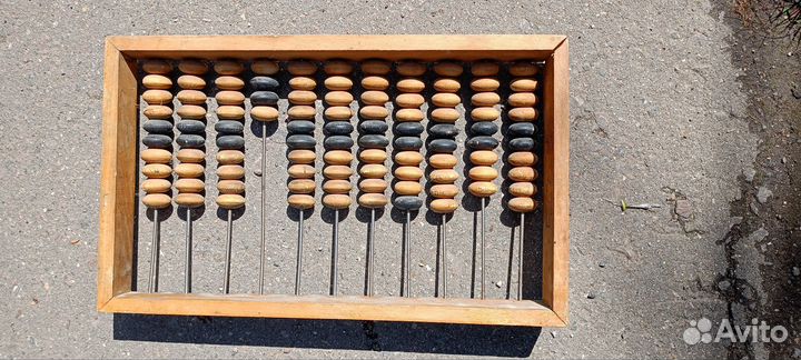 Деревянные большие счеты