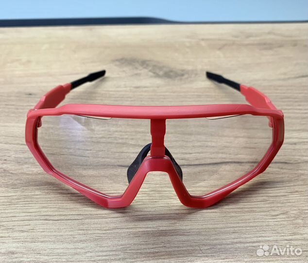 Велоочки Scvcn. Спортивнве. Красные