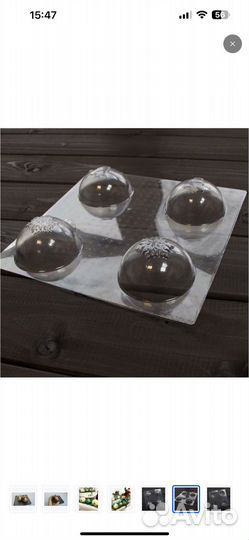 Форма для шоколада и бомбочек новогодняя