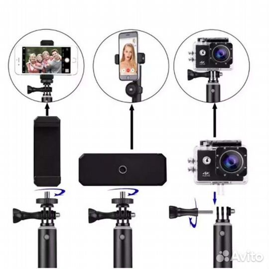 Палка монопод легкий gopro, sony, xiaomi